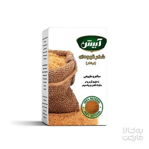 تصویر محصول شکر قهوه ای 500 گرم طبیعی آبیش