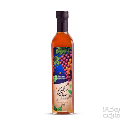 تصویر محصول سرکه ارگانیک انگبین 600گرم هاکان