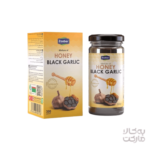معجون عسل و سير سياه 350 گرمي