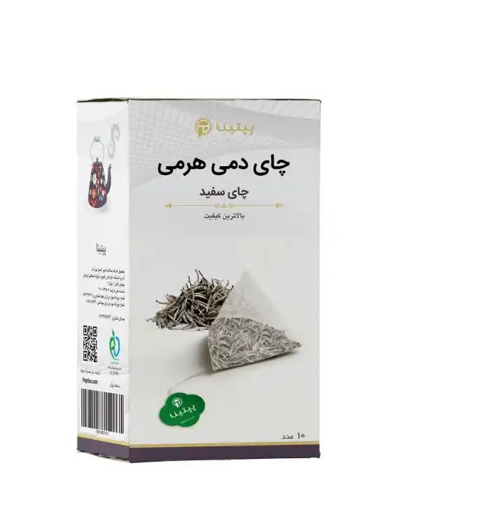 چای سفید سوزنی قوطی ۴۰ گرمی پپتینا