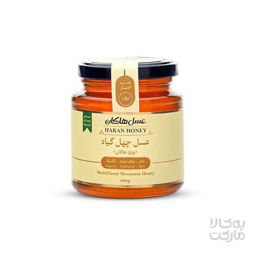عسل چهل گیاه (ویژه هاکان)ارگانیک 400 گرم هاکان